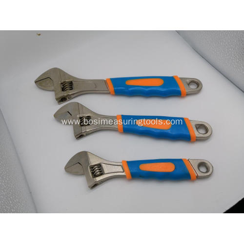 Double Color Adjustable Spanner Wrench 8'' 10'' 12''